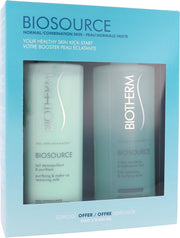 Biotherm Biosource Geschenkset für normale Haut 400 ml Hydrating and Tonifying Toner + 400 ml Make-up Entferner