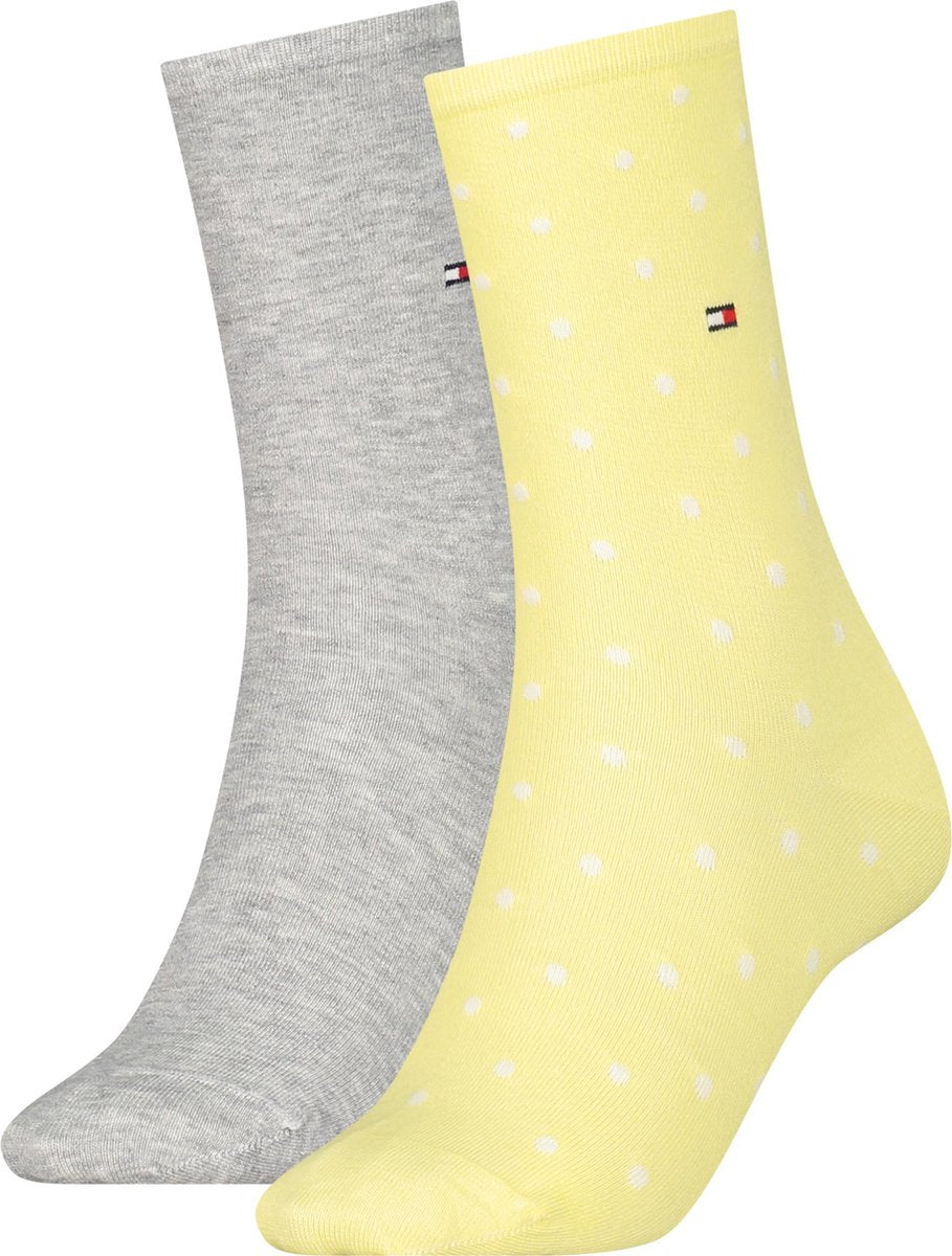 Tommy Hilfiger WOMEN SOCK DOT 2P Vrouwen Sokken Maat 35-38