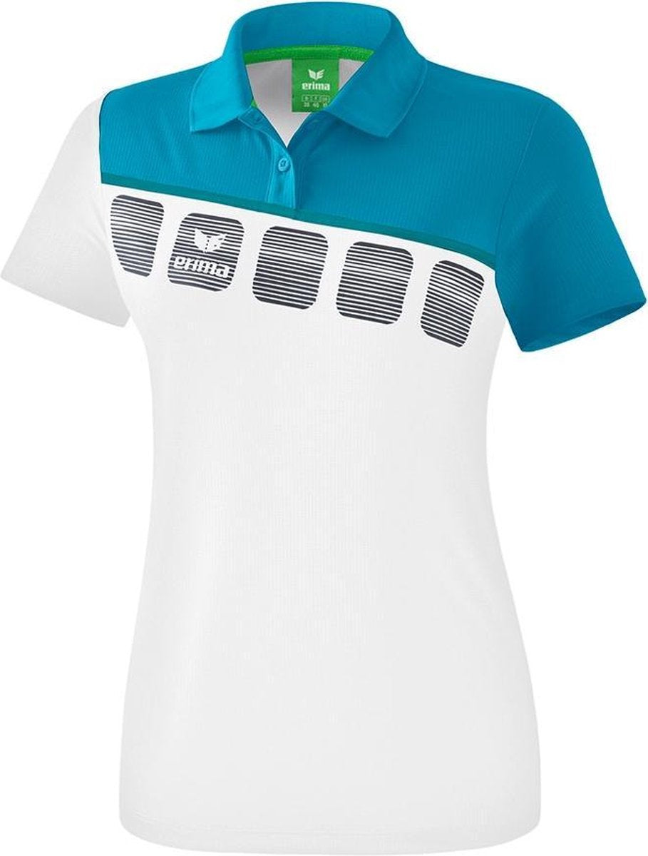 Erima 5-C Dames Polo - Polo's  - wit - 40