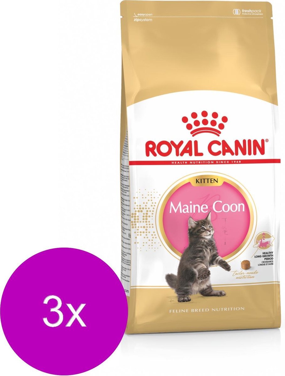 Royal Canin Maine Coon Kitten - Kattenvoer - 3 x 2 kg