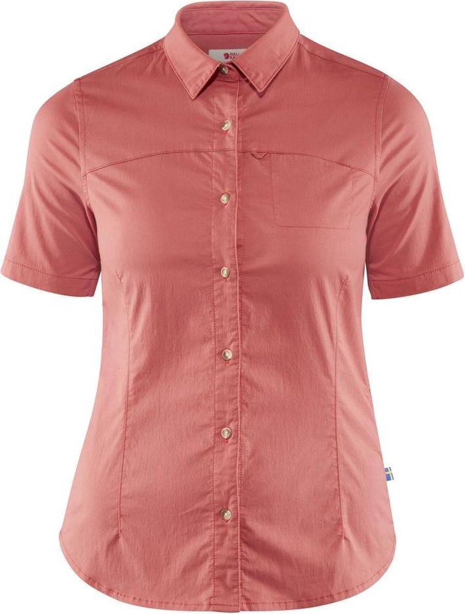Fjallraven High Coast Stretch Shirt - Dames - Blouse korte mouwen - rood