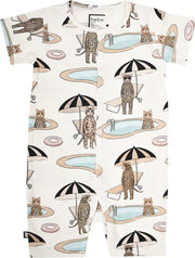 HEBE - romper - pool print - Maat 50/56