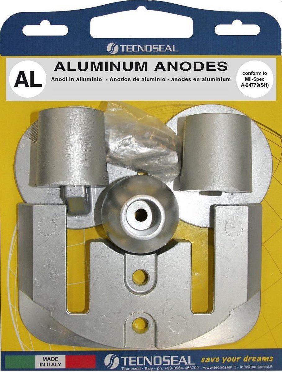 Aluminium anode pack Bravo 3 - 2004