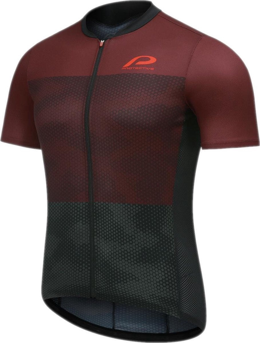 Protective Fietsshirt P-transform Heren Polyester Bordeaux Mt 3xl