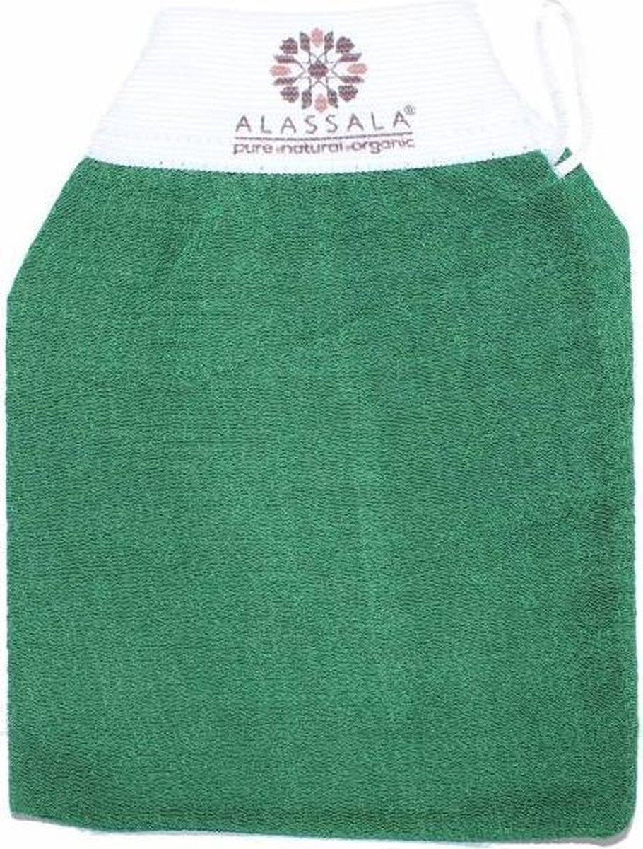 Alassala Scrub handschoen Marokkaanse Kessa Wit stuk