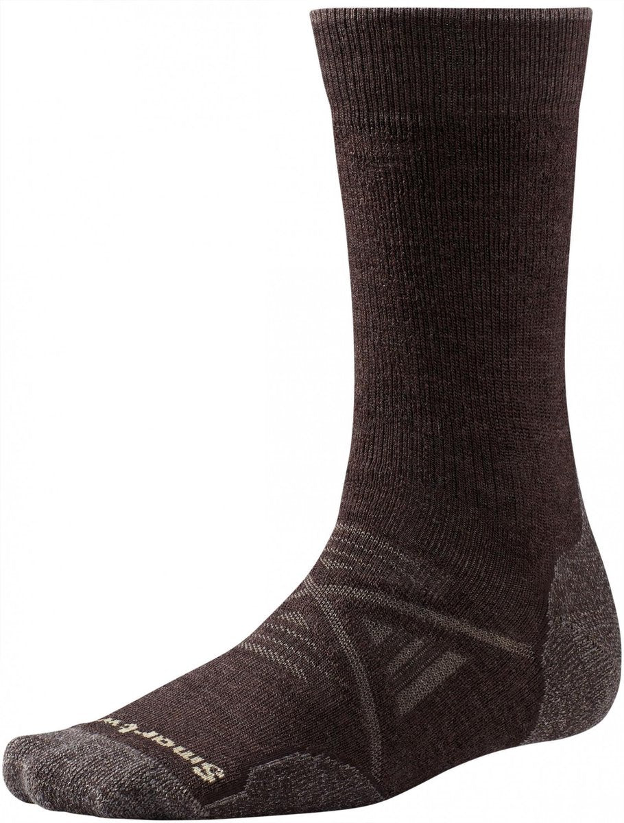 Smartwool PhD Outdoor Medium Crew Sokken Heren bruin Maat 42-45