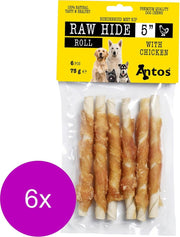 Antos Runderhuid Met Kip Rol Kip&Rund - Hondensnacks - 6 x 75 g