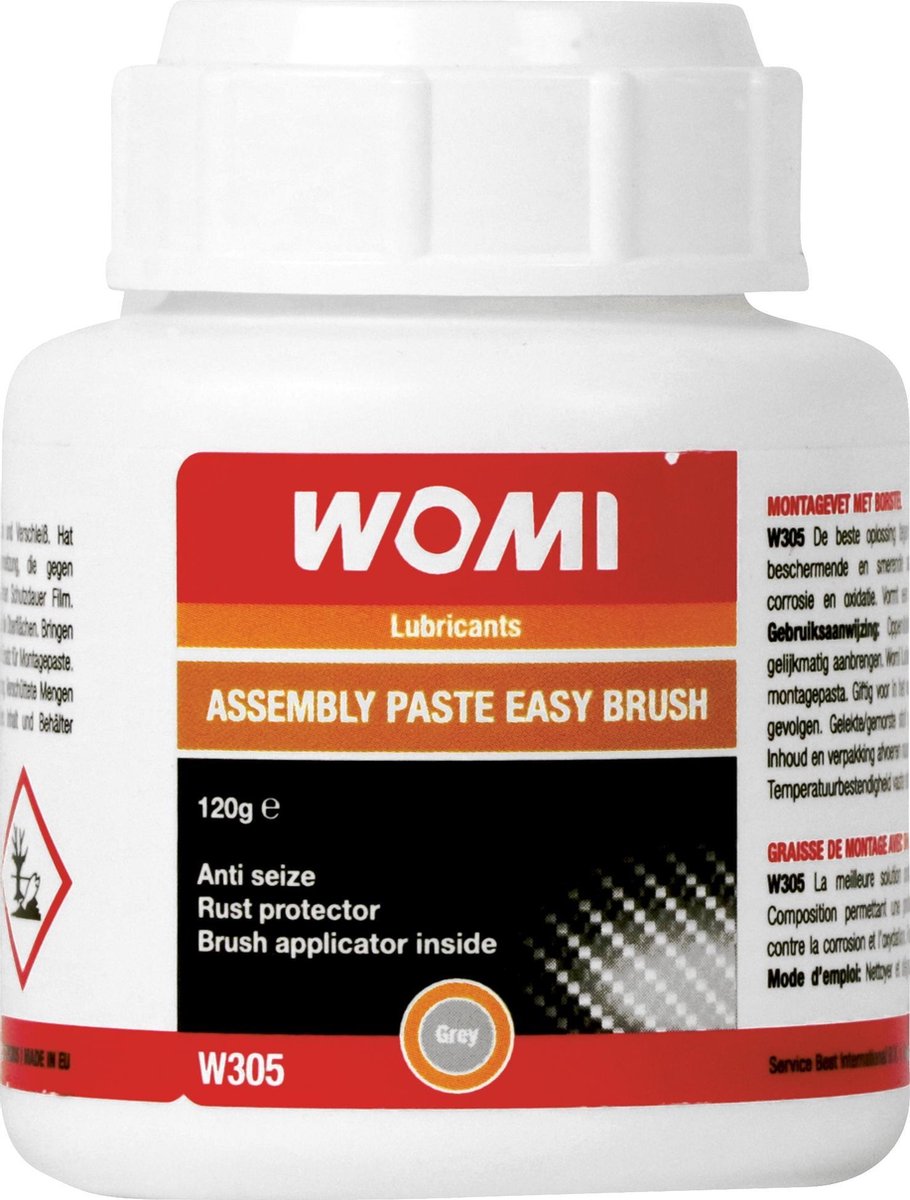 Womi Montagevet W305 120 Gram Grijs 2-delig