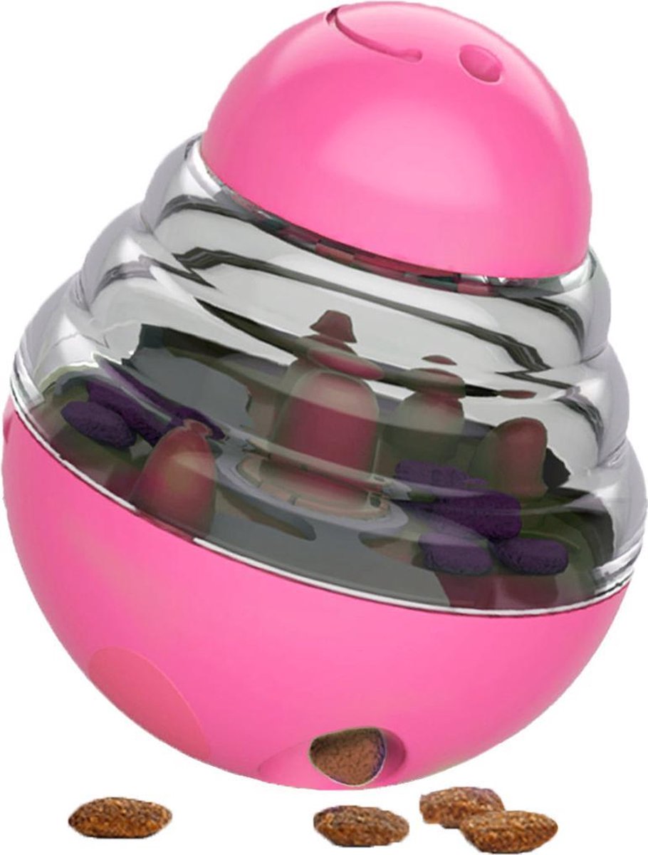 Maralti Tumbler Honden Snack en Voerbal - Honden Speelgoed - Intelligentie - Rood