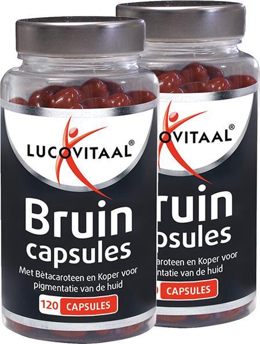 Lucovitaal - Bruin Capsules - 2 x 120 capsules - Voedingssupplement