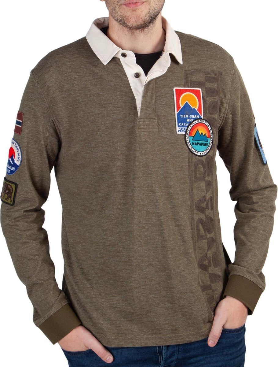 Napapijri ® Polo Sweatshirt Badges