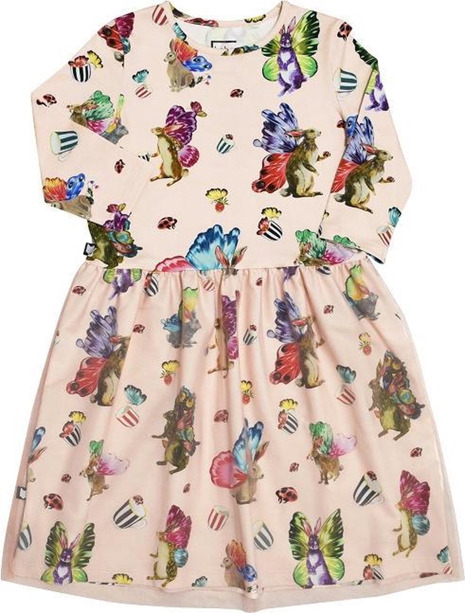 HEBE -  jurk - driekwart mouwen - tule rok - Butterfly Rabbit - Maat 74/80