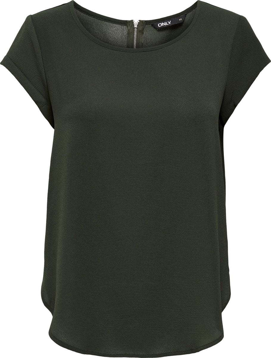 ONLY ONLVIC S/S SOLID TOP  PTM Dames T-shirt - Maat 44