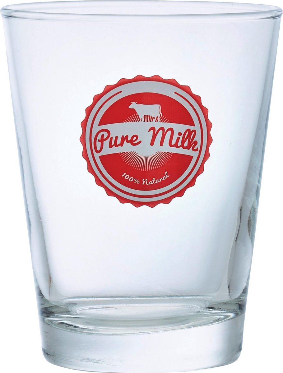 Durobor Milk Glas - 0.22 l - 6 stuks