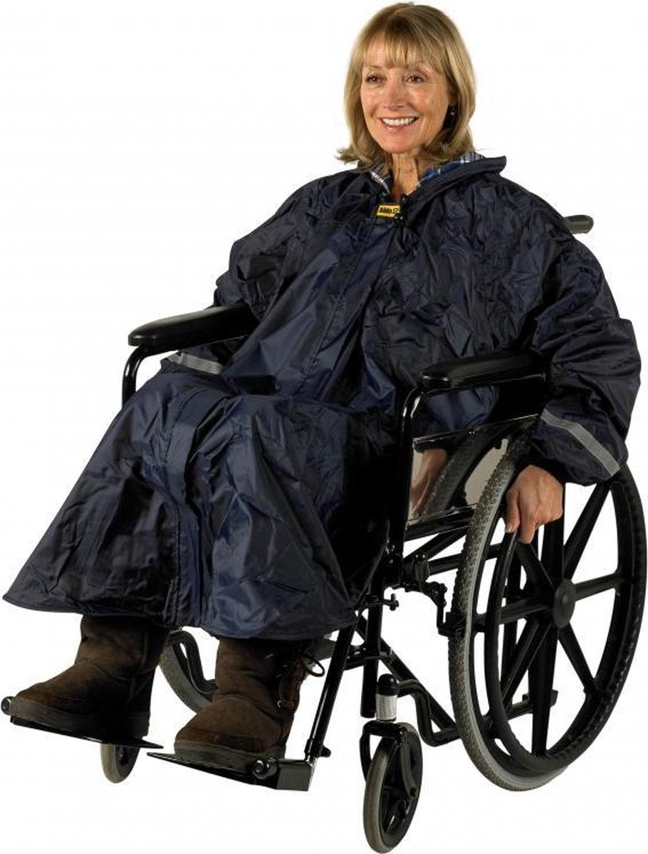 Poncho met mouwen - ongevoerd - Splash