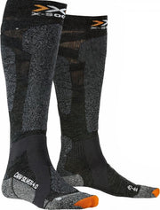 X-socks Skisokken Carve Silver Polyamide Antraciet Mt 35-38