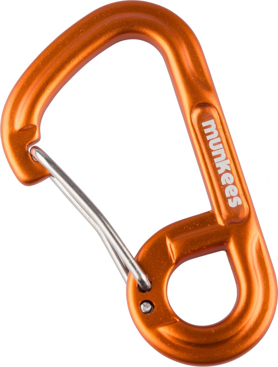 Munkees Karabijnhaak 6-shape 6 X 60 Mm Oranje