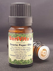 Zwarte Peper Olie 100% 10ml - Etherische Zwarte Peperolie van Piper Nigrum - Black Pepper Oil