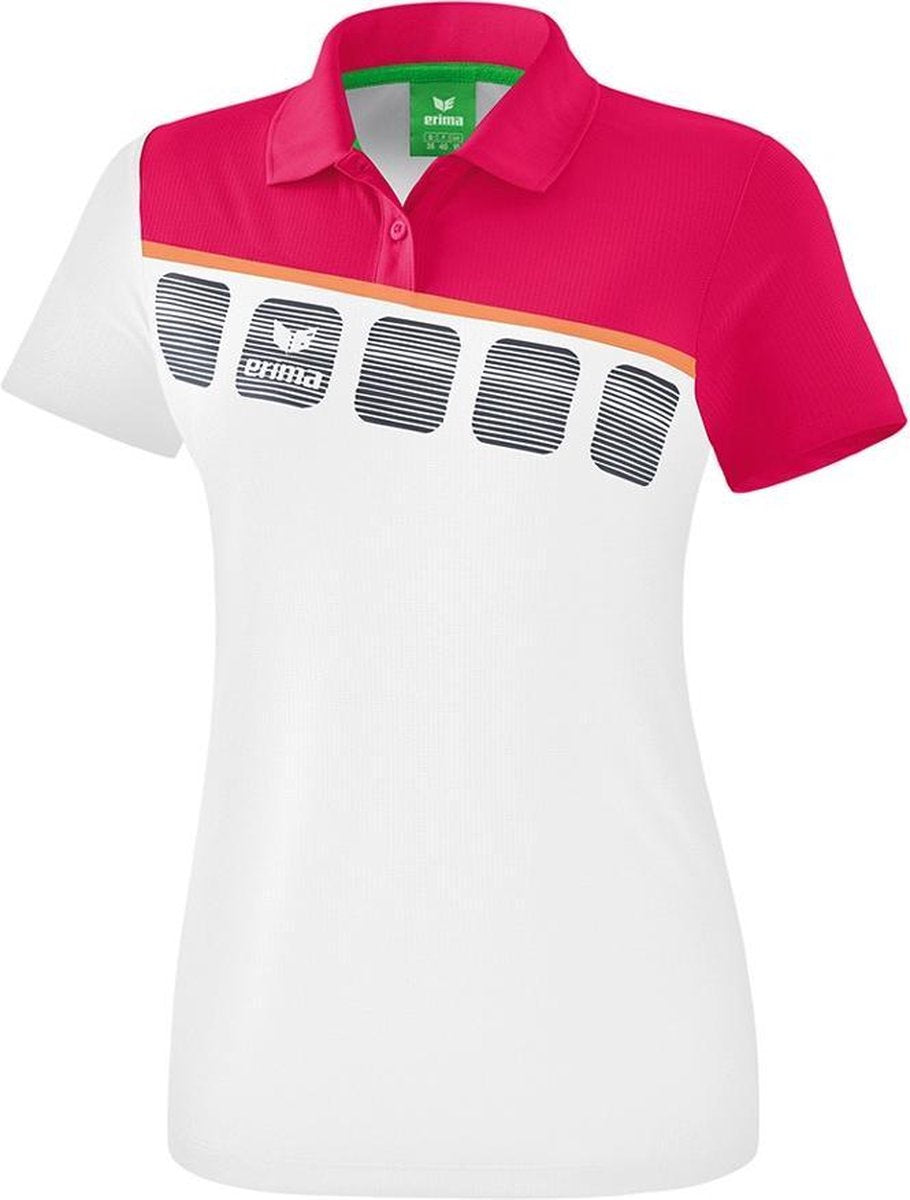 Erima 5-C Dames Polo - Polo's  - wit - 48