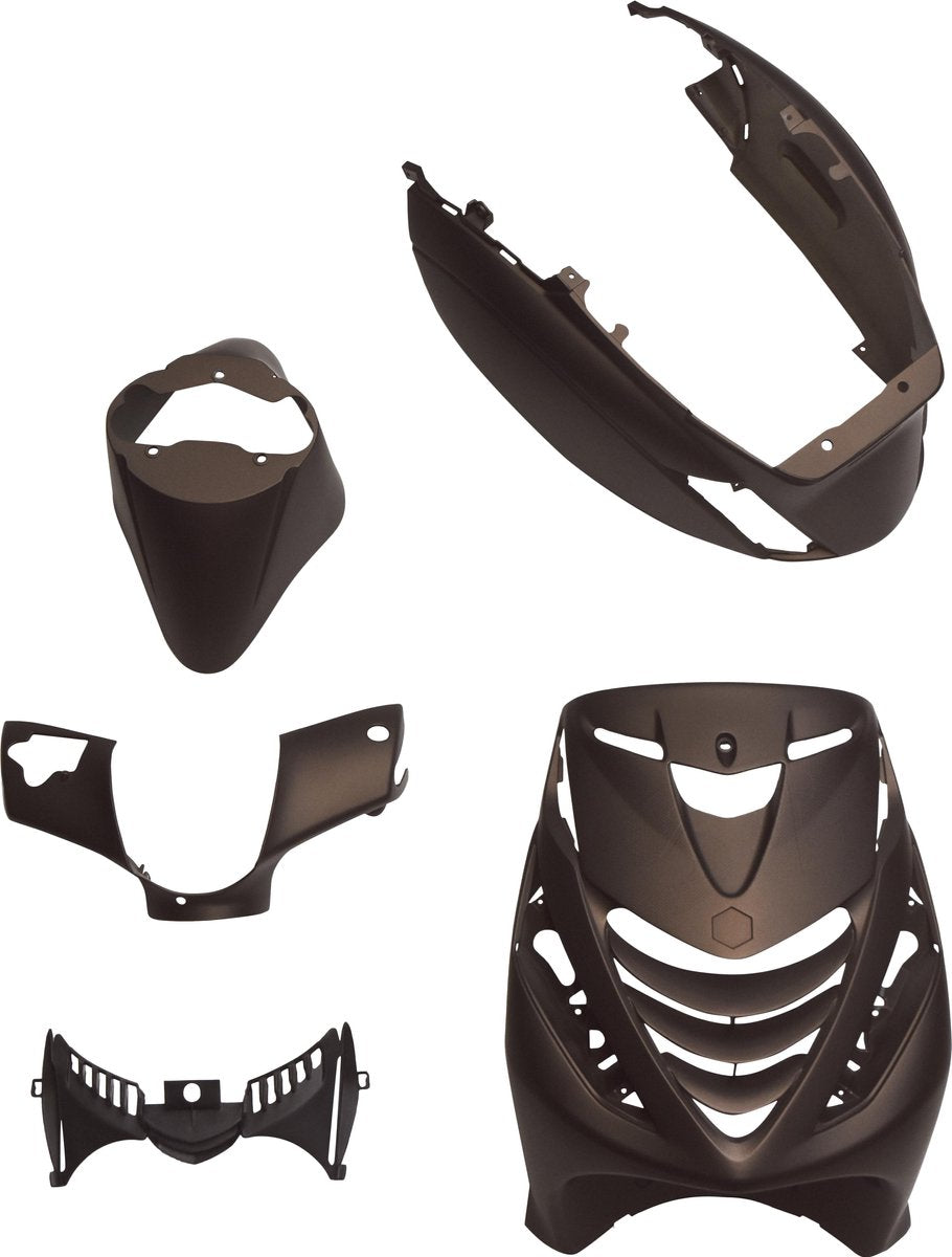 PIAGGIO ZIP SP KAPPENSET | BMW MARRAKESH MAT BRUIN | 5-DELIG