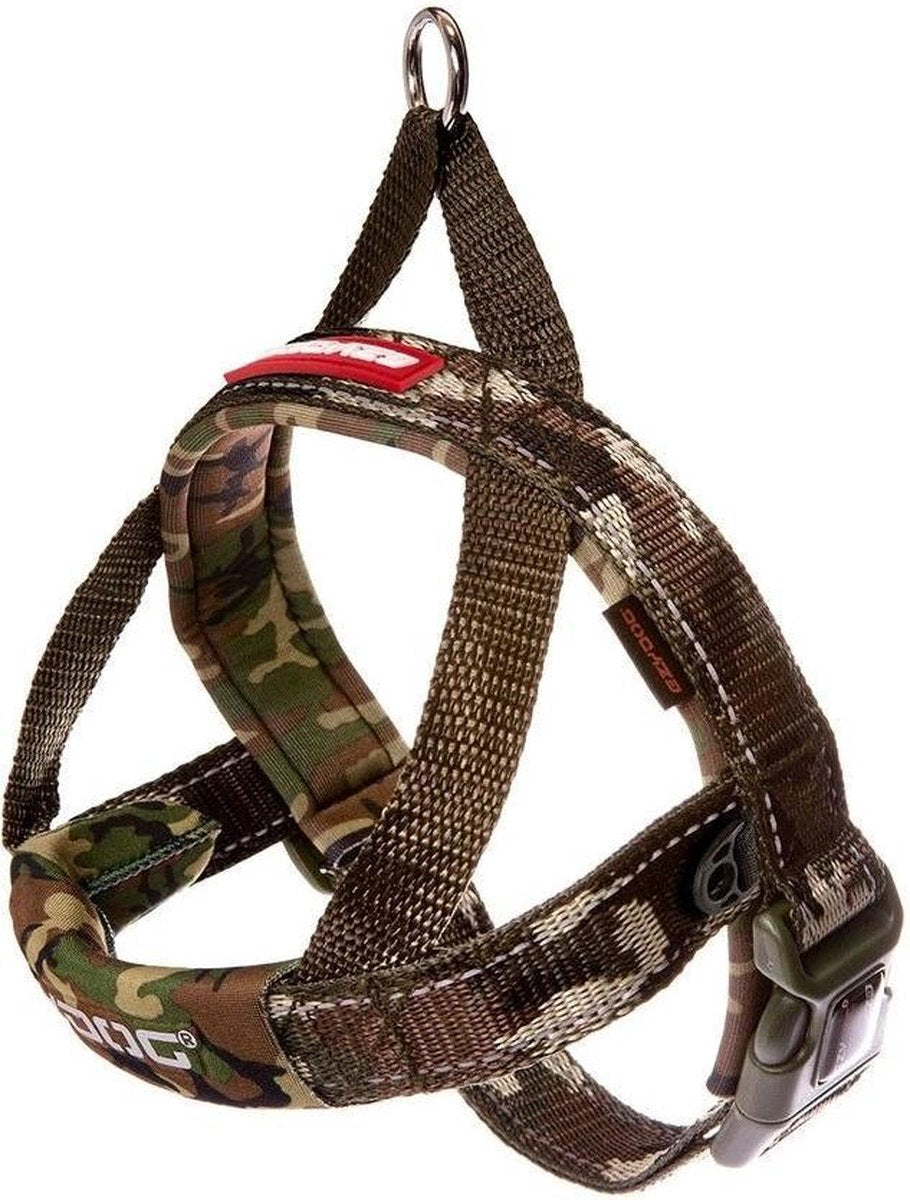 EzyDog Quick-Fit tuig - M - Camouflage