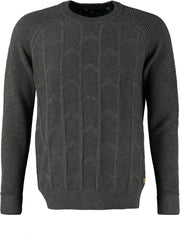 G-star grijze straight fit trui biologisch katoen - valt kleiner - Maat M