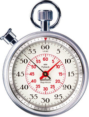 Hanhart Classic Rallye Stopwatch 185.8860-5E -  1/5 sec - Addition Timer megaminute-flyback - beige wijzerplaat