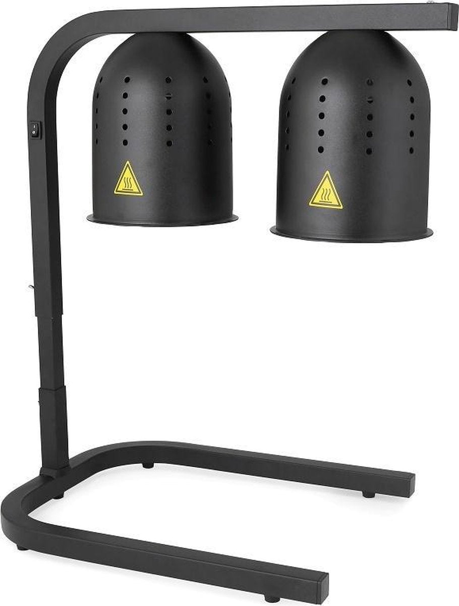 Horeca Dubbele Warmhoudlamp met Voet