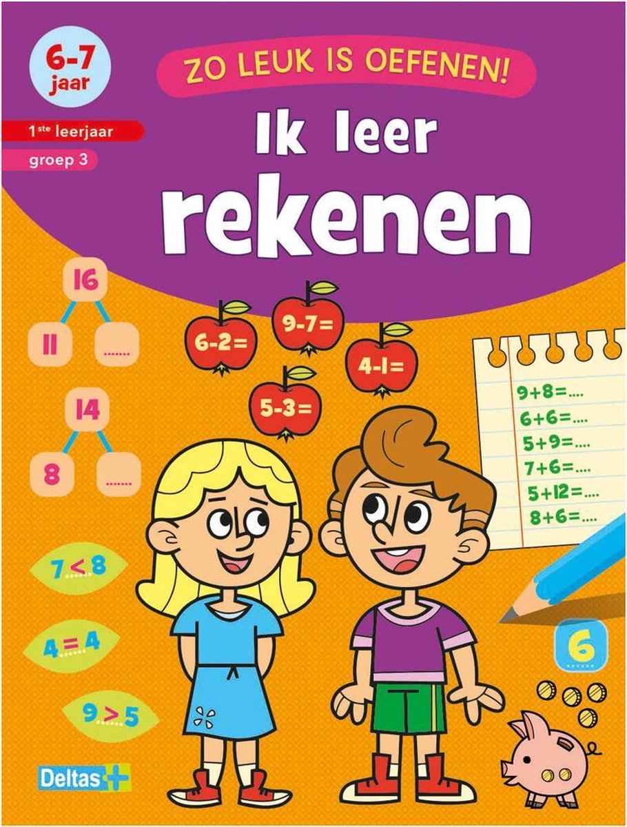 Deltas Boek Zo Leuk Is Oefenen Ik Leer Rekenen 6-7 Jaar