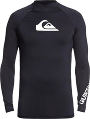Quiksilver - UV-zwemshirt voor heren - Longsleeve - All Time - Zwart - maat XS