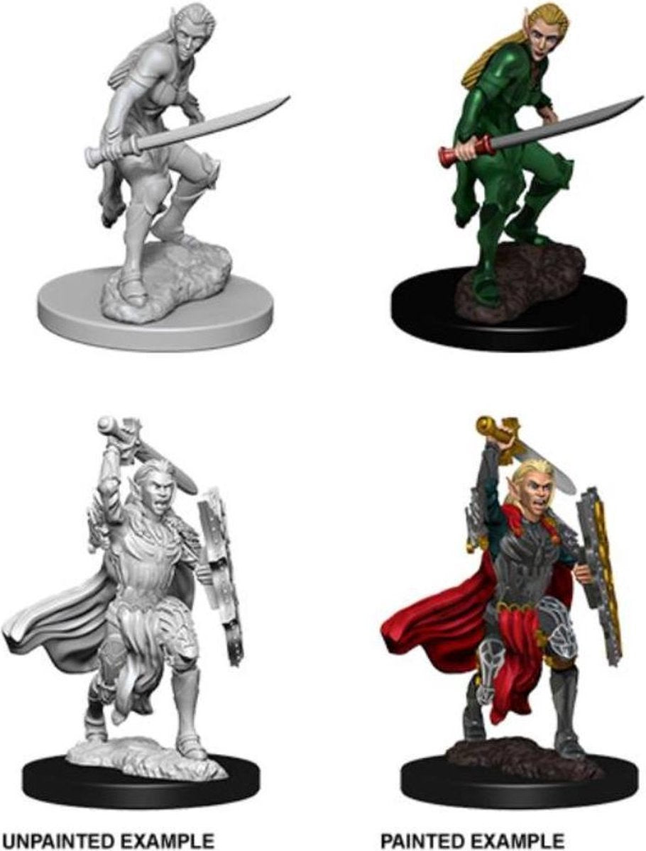 D&D Miniatures Female Elf Fighter
