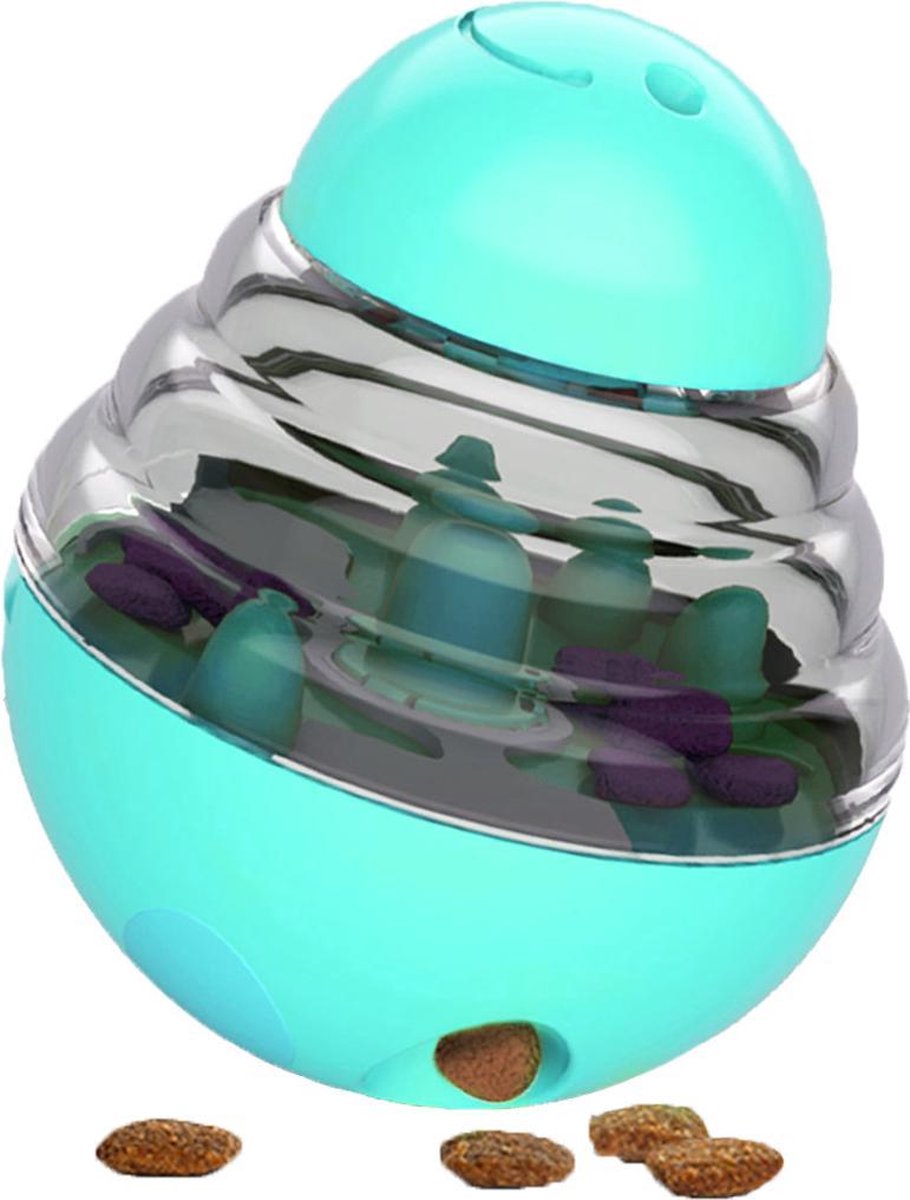 Maralti Tumbler Honden Snack en Voerbal - Honden Speelgoed - Intelligentie - Blauw