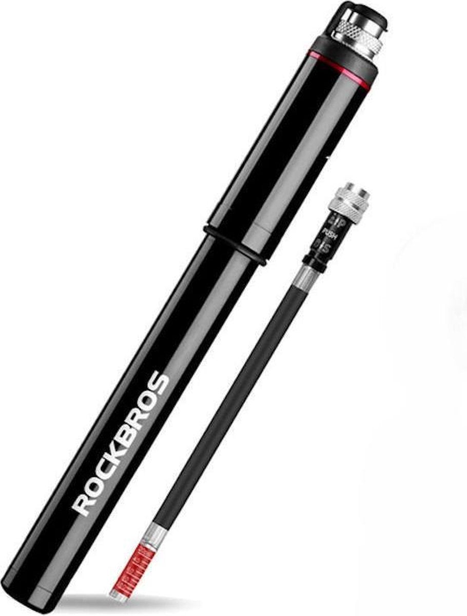 Decopatent® PRO Fietspomp MINI - High Pressure 150 Psi - Schrader & Prest Ventielen - Fietspompen Racefiets - Fiets - Mtb - Ebike