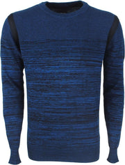 Twinlife - Heren Design trui - Gestreept - Navy