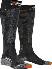 X-socks Skisokken Carve Silver Polyamide Antraciet Mt 42-44