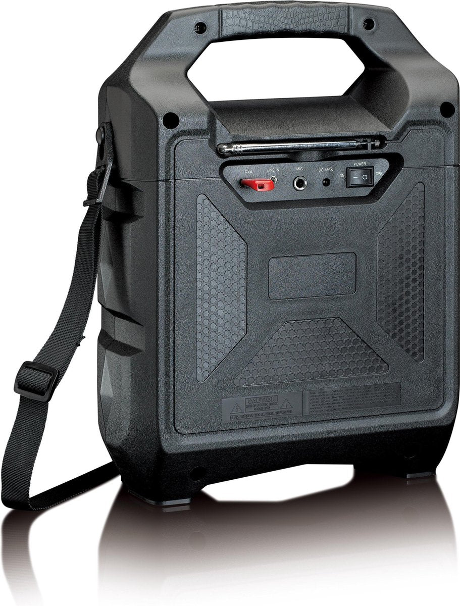 Lenco PA-30 - Party speaker Bluetooth met 25W vermogen - Zwart