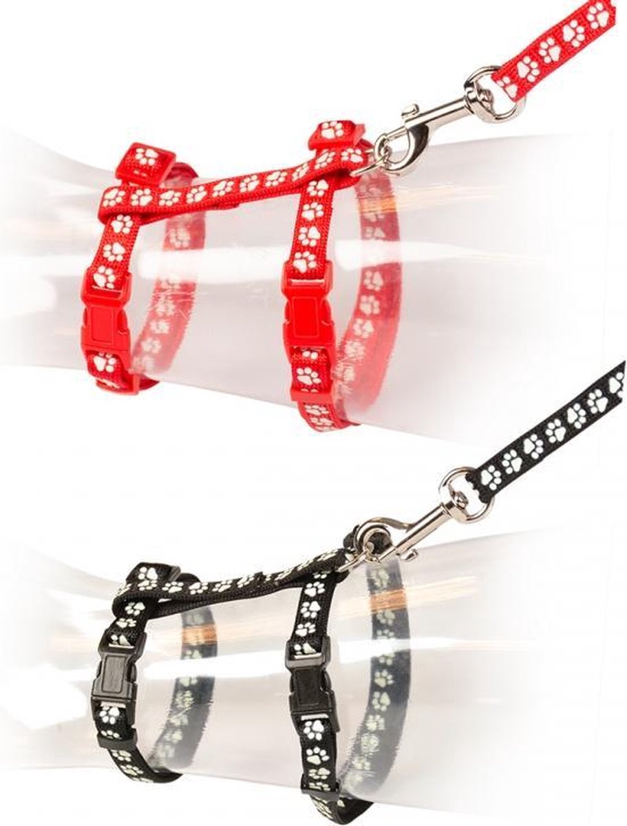 Duvo+ Kat wandelset pootjes Rood 20-35cm / 10mm - 125cm