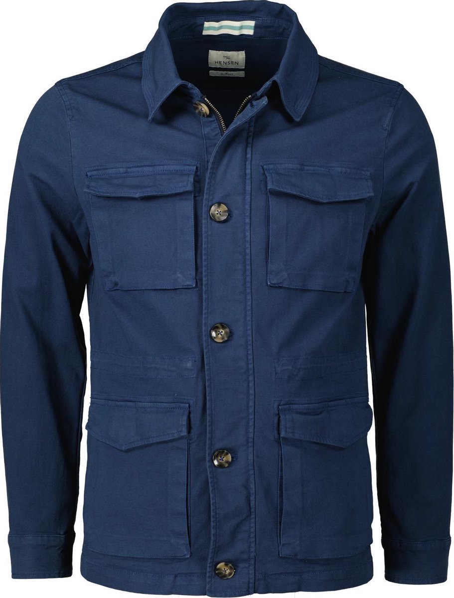Hensen Jack - Slim Fit - Blauw - 3XL Grote Maten