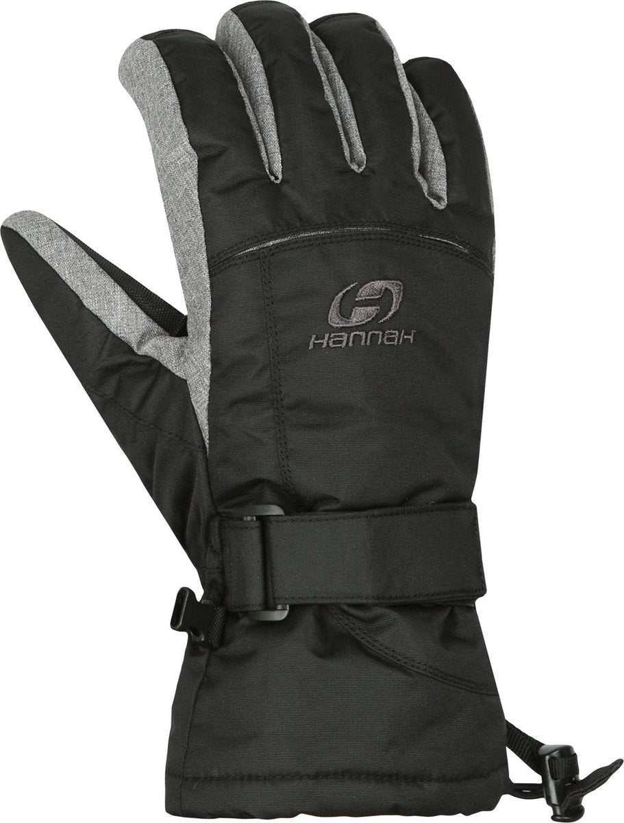 Hannah Handschoenen Brion Heren Polyamide Zwart/grijs Maat L