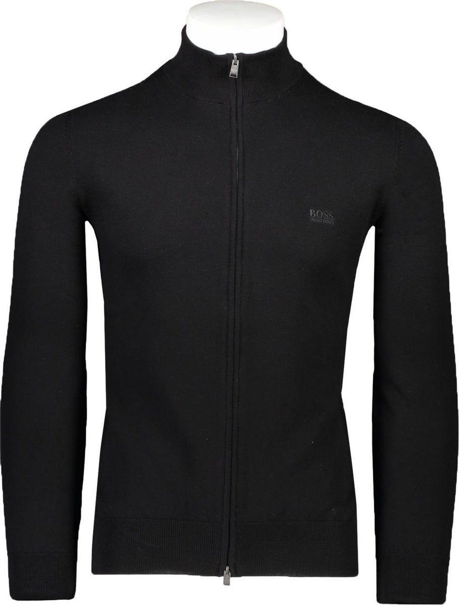 Hugo Boss  Vest Zwart Getailleerd - Maat XL - Heren - Lente/Zomer Collectie - Katoen