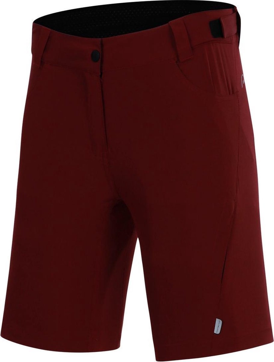 Protective Fietsbroek P-valley Dames Polyester Rood Maat 40