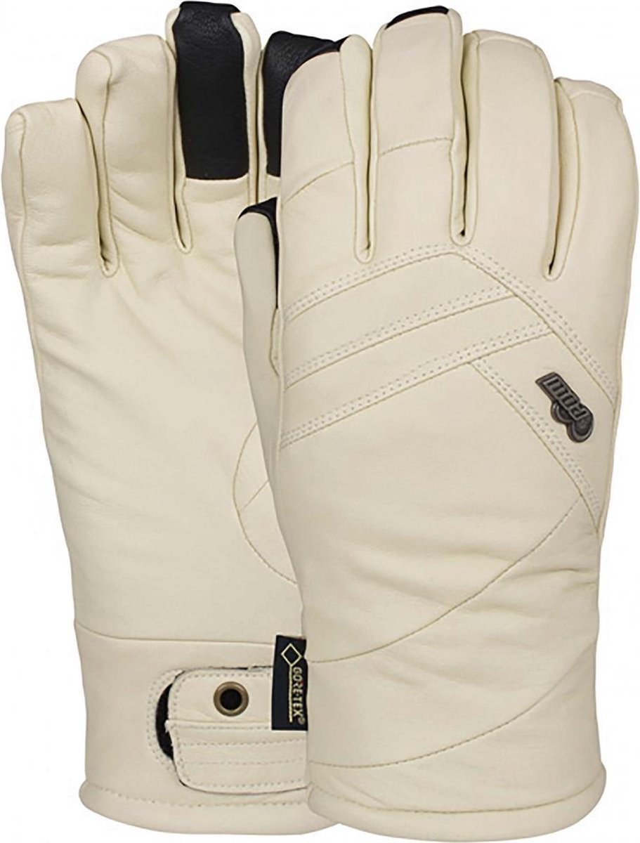 POW -  stealth tt mitt - wintersport handschoen - dames -  creme - maat S