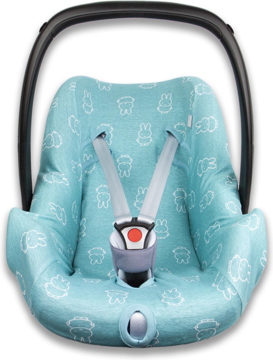 Autostoelhoes 0+ - Interlock - Nijntje - Smile - Light Ocean - Briljant Baby