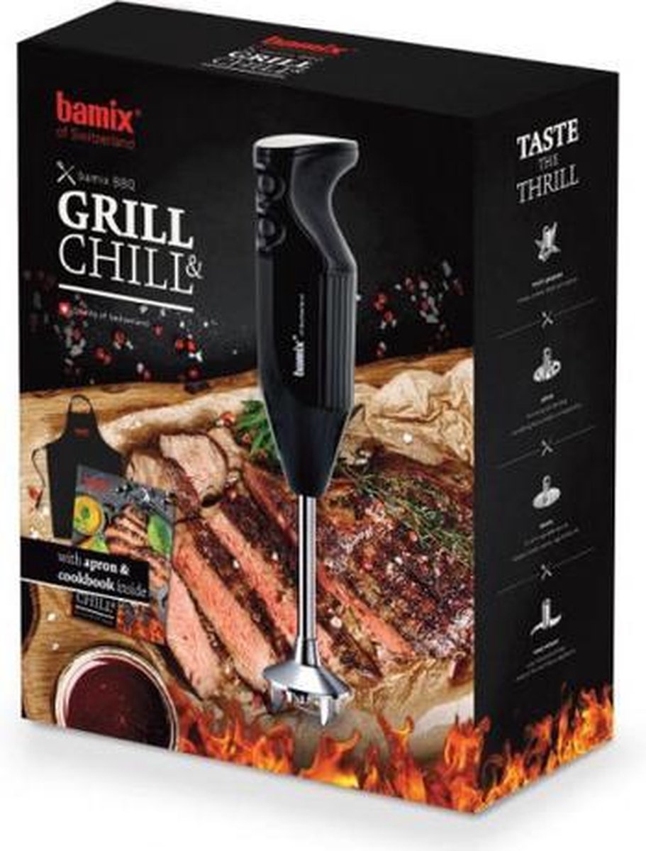BAMIX Staafmixer BBQ M200 Black