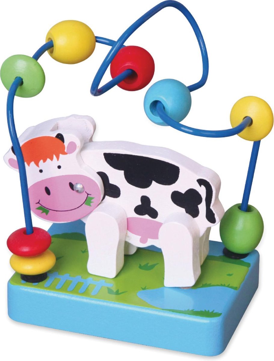 Viga Toys - Mini Kralenframe - Koe