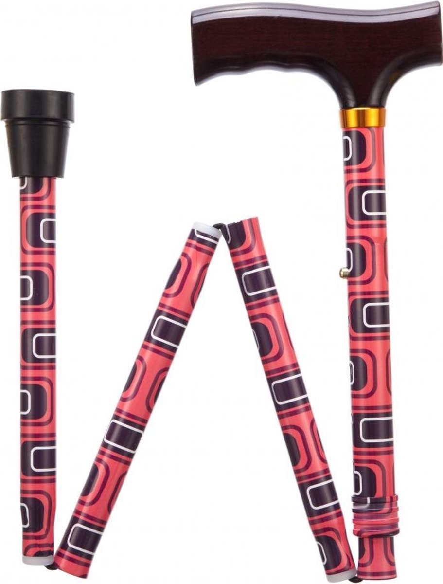 Opvouwbare wandelstok - Swirl 76 - 89 cm