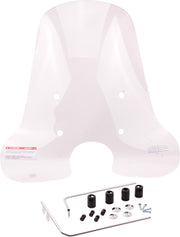 Windscherm Helder | China Retro (73cm)Windscherm voor div. Chinese retro scooters | IVA Roma / Venice - BTC Grande Retro / Grande Retro Old / Grande Retro Old Luxe / Grande Retro GT2 / Grande Retro New Luxe - Turbho RG-50 / RS-50 - VOM Bella - AGM R