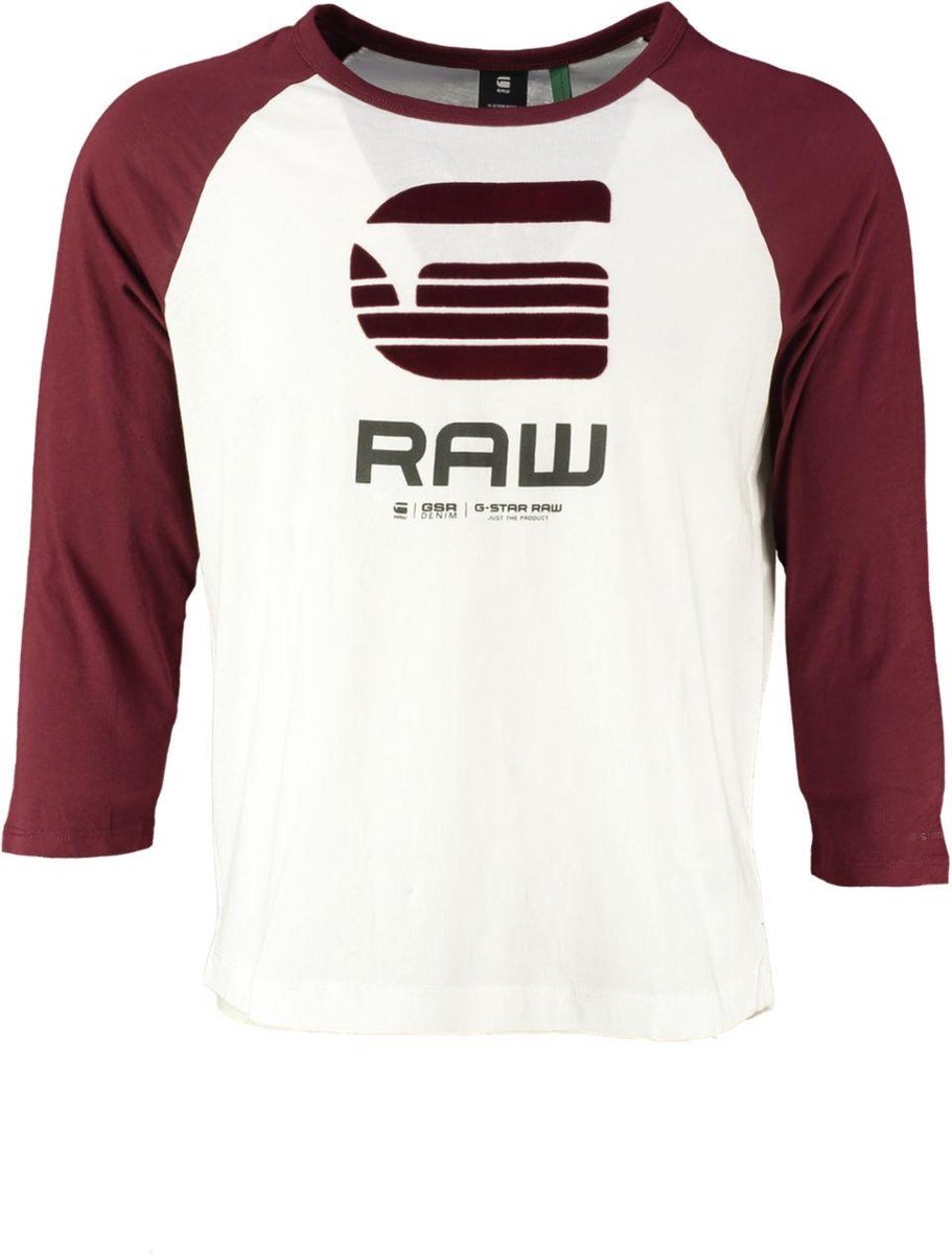 G-star zacht shirt 7/8e mouw biologisch katoen - Maat S