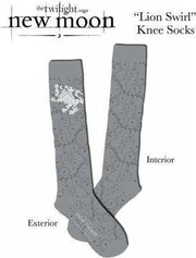 Twilight New Moon - Knee Socks "Lion Swirl"