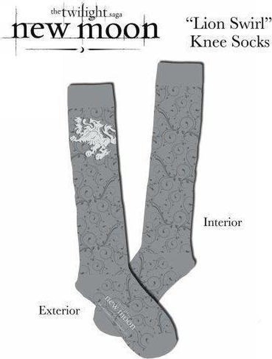 Twilight New Moon - Knee Socks "Lion Swirl"
